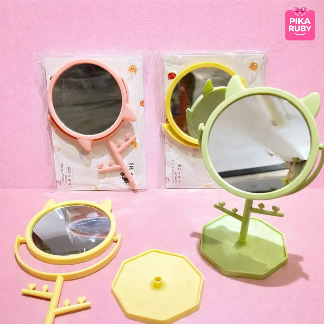 (ISI 12 PCS) CERMIN RIAS / CERMIN MAKE UP / KACA RIAS STANDING / KACA MAKE UP