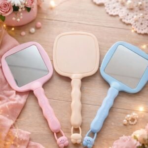 Cermin Rias Gagang Motif | Cermin Gagang | Cermin Gagang Anak | Cermin Rias Anak Lucu